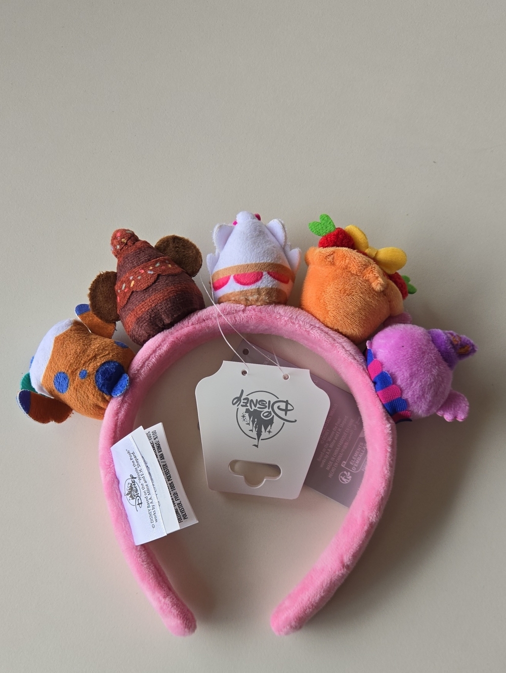 NEW Disney Munchlings Pink Plush Character Headband for Kids - Picture 2 of 2